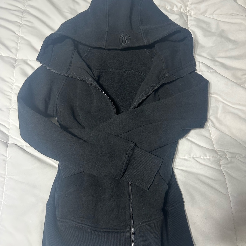 Black Lululemon Scuba Full-Zip Jacket